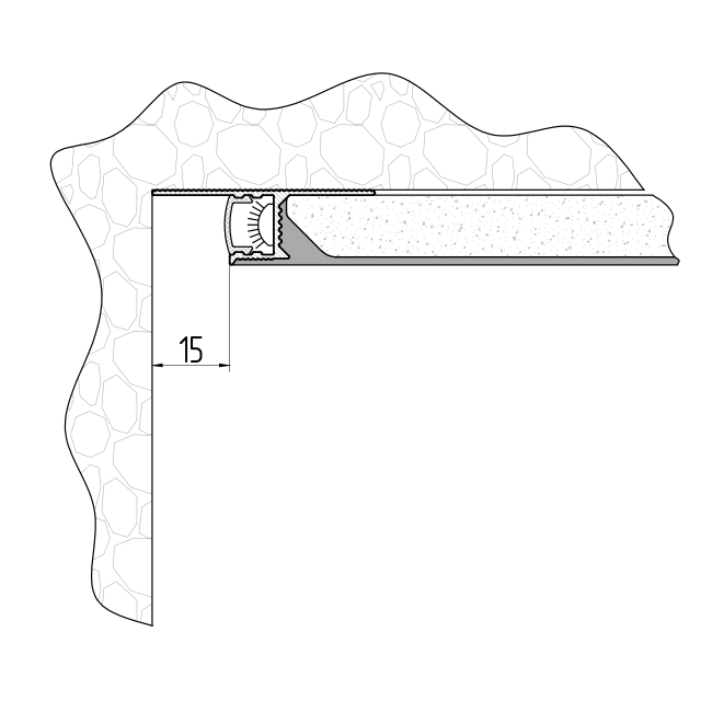 Потолок с теневым зазором