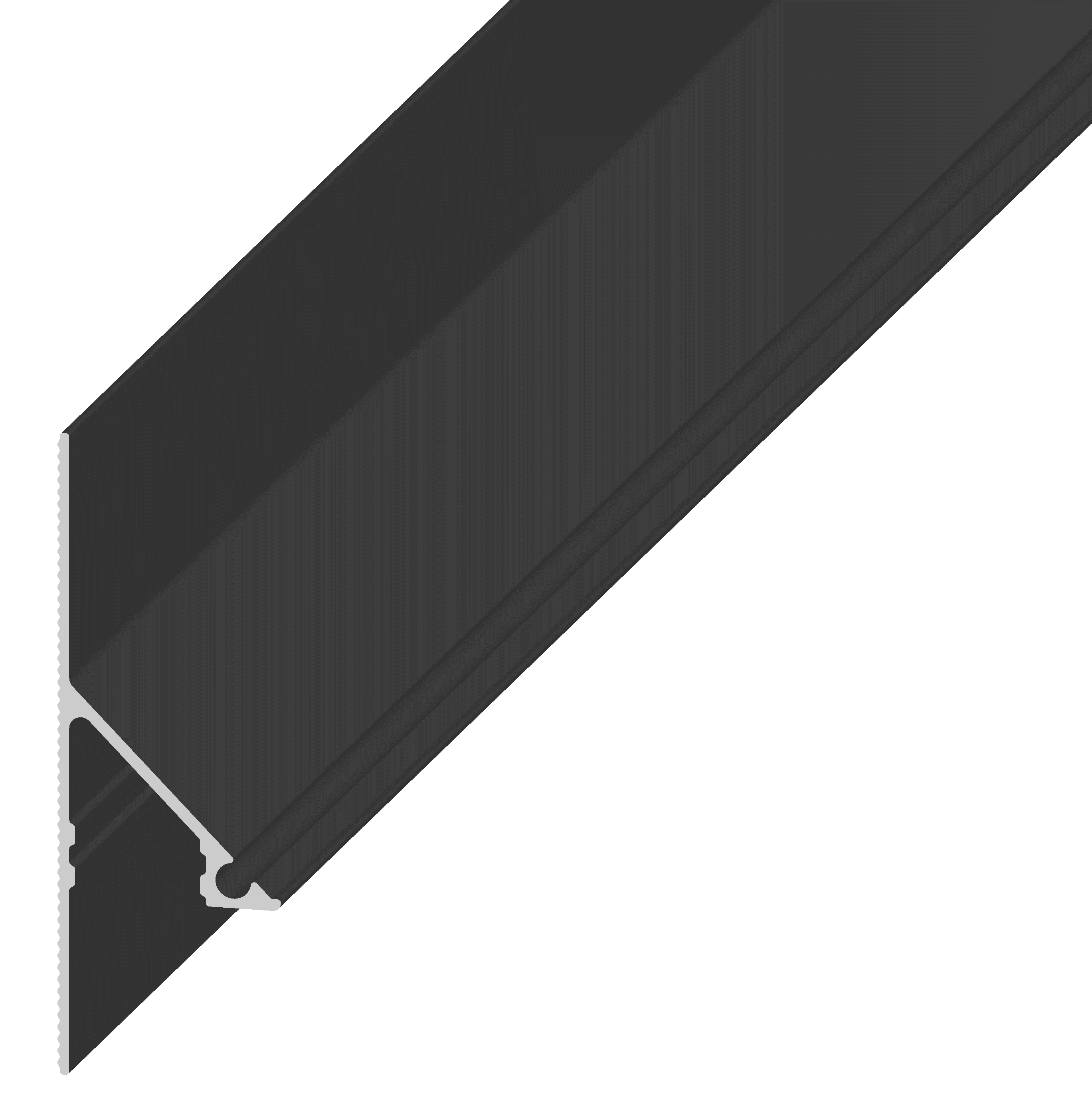 Профиль теневой с подсветкой 45 градусов STVORAM profile 0P